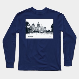 Iowa State USA Long Sleeve T-Shirt